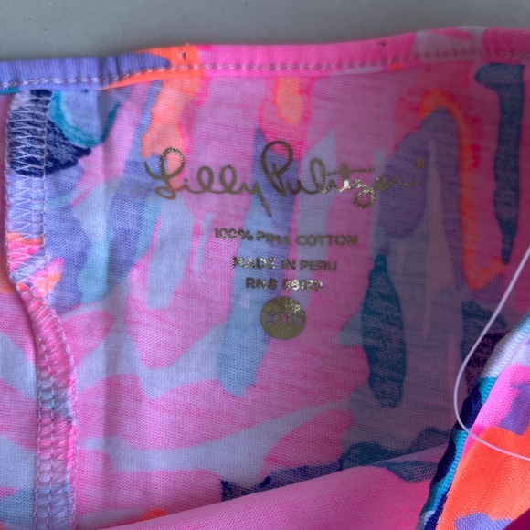 Lilly Pulitzer MARLOWE Multi Off T-shirt Dress XXS - Picture 12 of 13